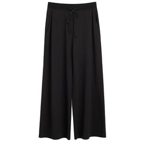 Cuyana French Terry Wide-Leg Cropped Pant